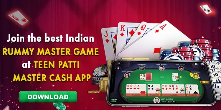 Join the best Indian Rummy Master Game at Teen Patti Master Cash App